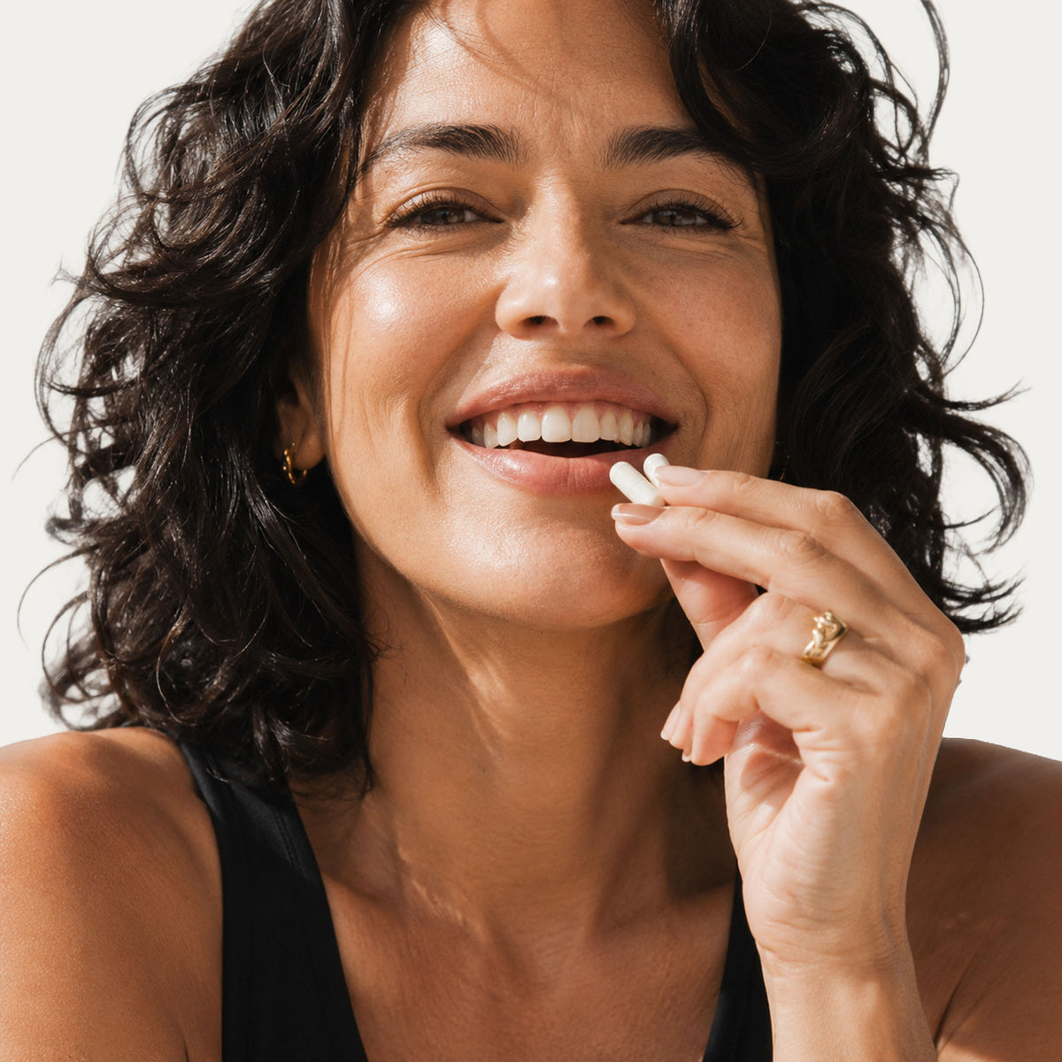 Woman taking Selerb NAD+